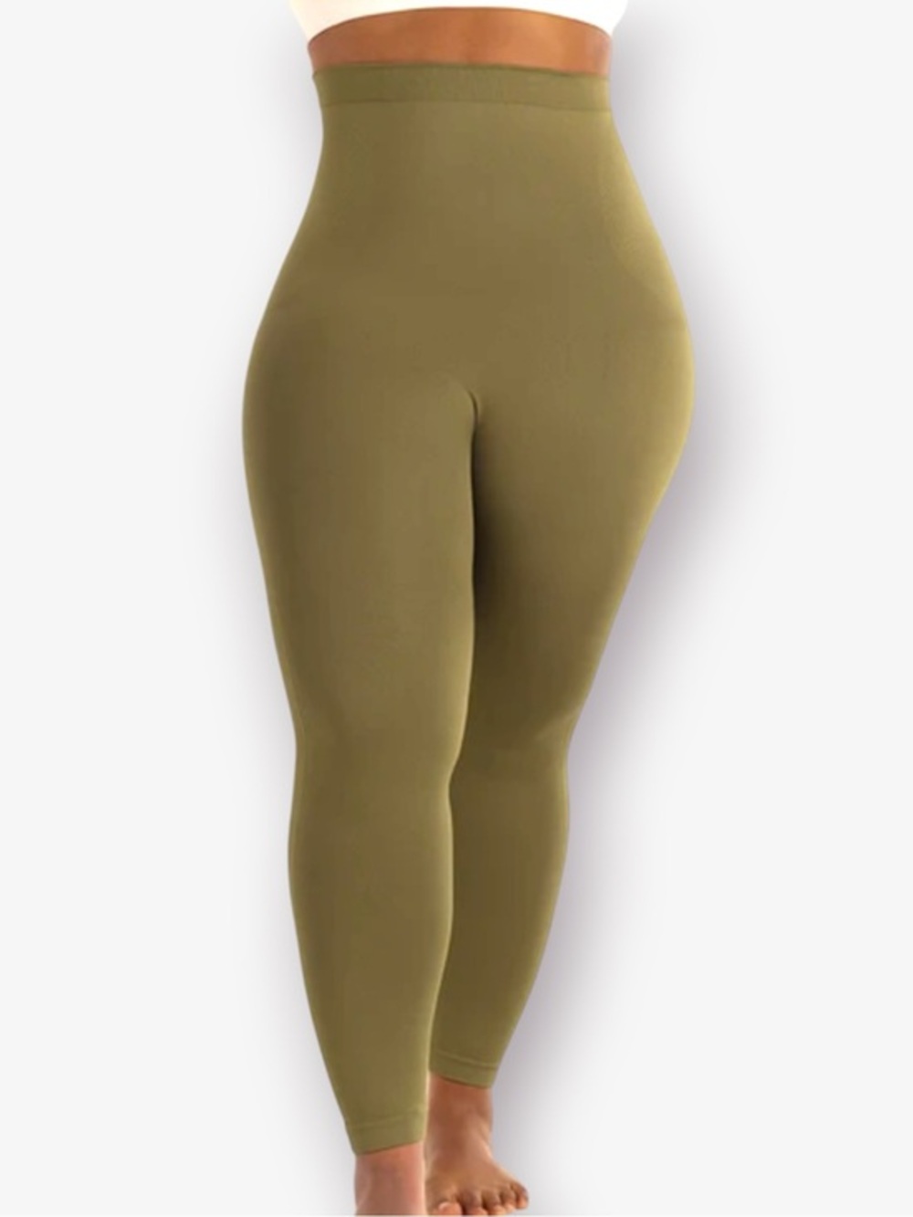 Shapermint High-Waist Olive Green Leggings Size L